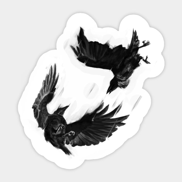 Birds Sticker by AlexisSchofield